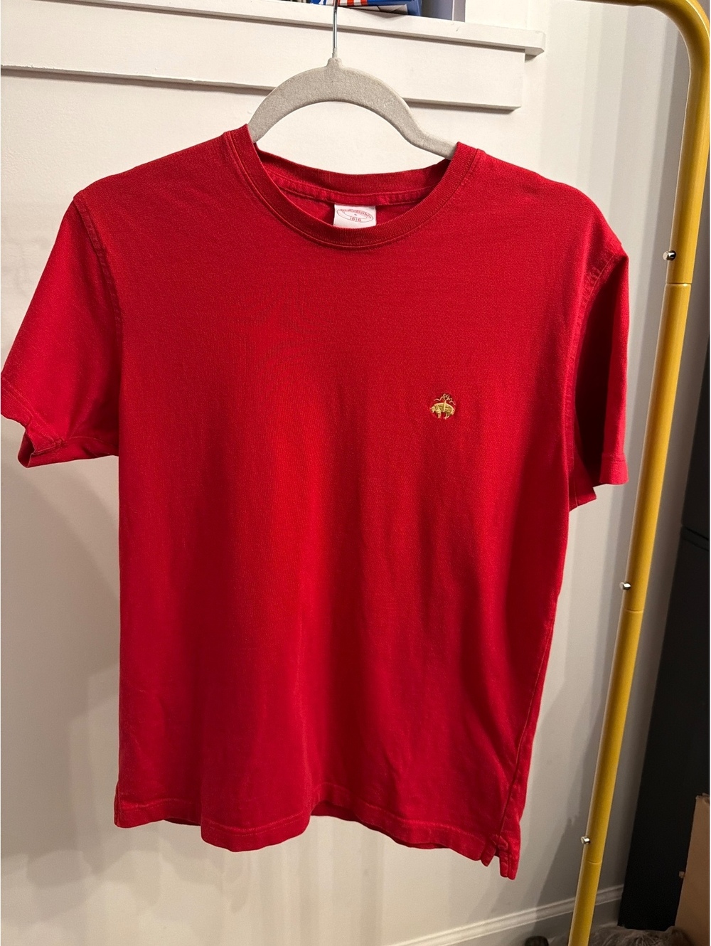 Brooks Brothers Red Cotton T-Shirt Small